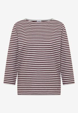 Cecil 3/4-Arm Shirt mit Boat Neck und Streifen