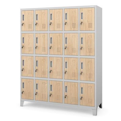 Sicherheitsschrank für den Sozialbereich, grau / Eiche Sonoma 1360 x 1720 x 450 mm