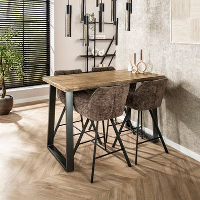 Bartisch - Massiv Mango Antik - 135 x 70 x 92 cm