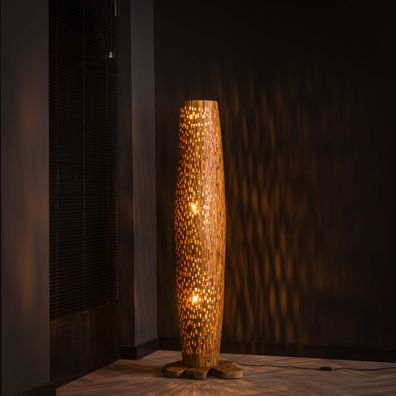 Stehleuchte - Massiv teak - 40 x 40 x 145 cm