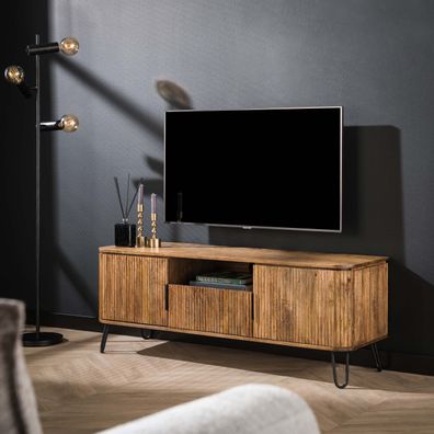 Highboard - Massiv Mango Sand - 135 x 40 x 50 cm