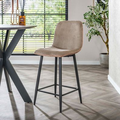 Barstuhl 2-er pack - 45 x 50 x 99 cm - Rock sand / Rock Elfenbein