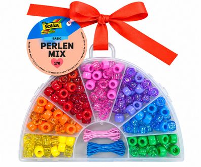folia 32030 Perlen Mix BASIC 170-teilig verschiedene Farben