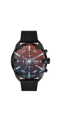 Diesel Spiked DZ4667 Chronograph Herrenuhr Schwarz