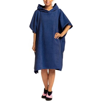 Aquarti Damen Herren Badeponcho Kapuzenhandtuch Surf Badetuch Poncho