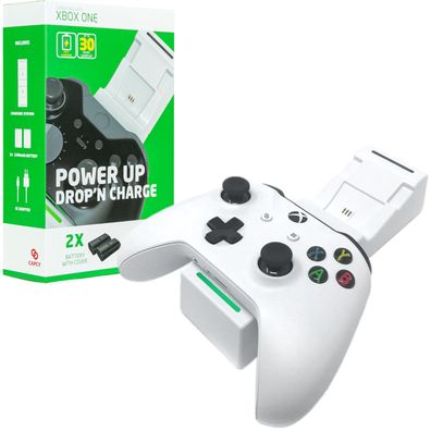 Capcy Ladestation + 2x Akku Ladedock Docking für XBOX ONE Wireless Controller