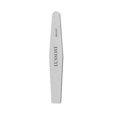 Lussoni ZEBRA 25 Teilig Trapezform Nagelfeile, Körnung 180/240