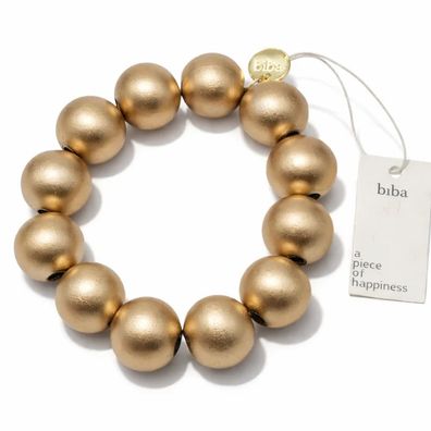 Armband Perlenarmband Holzperlen Matt Klassisch Elegant Trend Biba