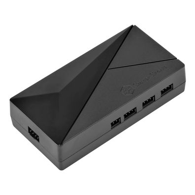 SilverStone SST-CPL02-E ARGB Hub 8 Ports Beleuchtungssteuerung schwarz