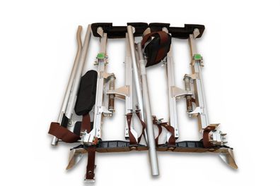 VEVOR Arbeitsstelzen Trockenbau 45,7-76,2cm verstellbar Aluminium 103kg