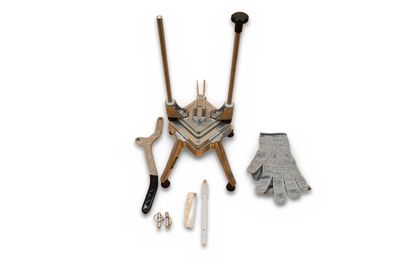 VEVOR Pommes Frites Schneider 1/4 Zoll Edelstahl mit 2 Ersatzklingen