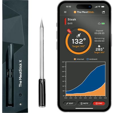 The MeatStick kabelloses Fleischthermometer mit App bis 300 Grad Defekt
