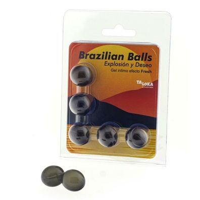 Set 5 brasilianische Bälle Gel Fresh Effect