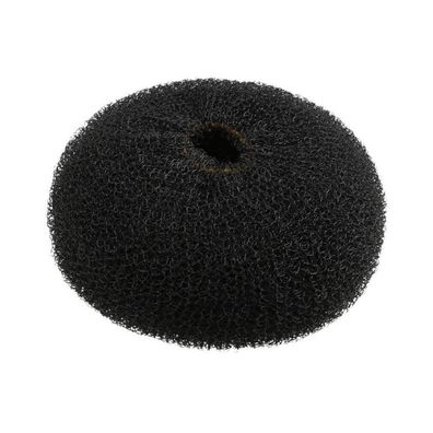 Lussoni Schwarz Haarknotenring, Ø 110 mm