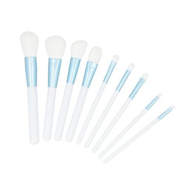 MIMO 9 stck makeup Pinsel-Set, Weiss