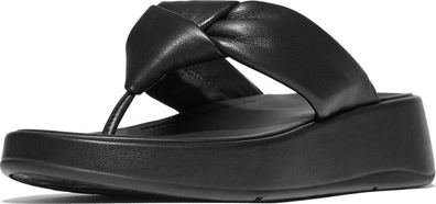 FitFlop Damen Flip Flops F-Mode Knot Soft-Leather Flatform Toe-Post Sandals IY1
