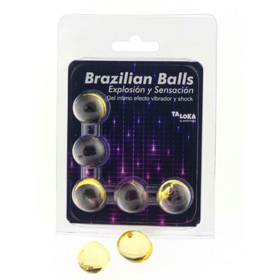 Set 5 brasilianische Bälle Excitante Vibration und Schock-Effekt