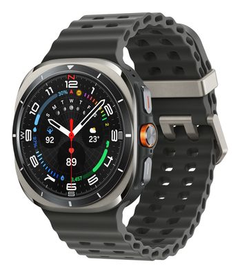 Samsung Galaxy Watch Ultra - 47 mm - titanium silver - intelligente Uhr mit Mar... ->