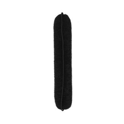 Lussoni Schwarz Haarknotenring Mit Gummiband, 230 mm
