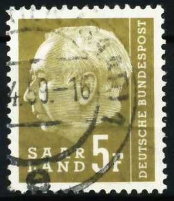SAAR OPD 1957 Nr 411 gestempelt X5FA27A