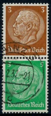 D-REICH Zusammendruck Nr S127 zentrisch gestempelt SENKR PAA X7C22B6