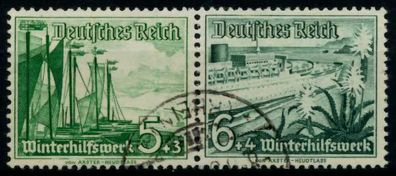D-REICH Zusammendruck Nr W125 gestempelt WAAGR PAAR X7C2352