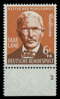 SAAR OPD 1958 Nr 441 postfrisch FORM2 X79C4FA