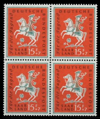 SAAR OPD 1958 Nr 434 postfrisch Viererblock X79C816