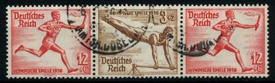 D-REICH Zusammendruck Nr W110 gestempelt 3ER STR X7A3B4A