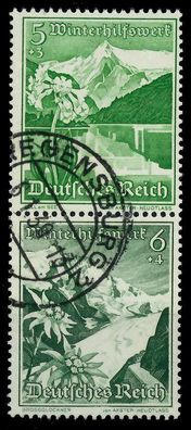 D-REICH Zusammendruck Nr S245 gestempelt SENKR PAAR X7A3FDA