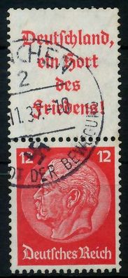 D-REICH Zusammendruck Nr S143 gestempelt SENKR PAAR X7A4152