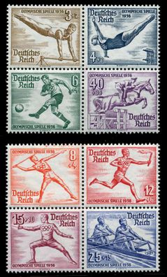 D-REICH Zusammendruck Block4 5 kpl. 4er Block ungebraucht X7B7F96