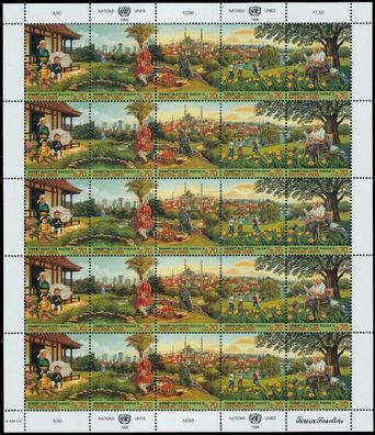 UNO GENF Nr 292-296 postfrisch Kleinbg X7BD74E