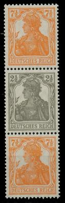 D-REICH Zusammendruck Nr S14a postfrisch 3ER STR X7D13FE