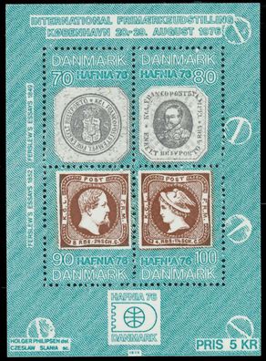 Dänemark Block 1 postfrisch S01968E
