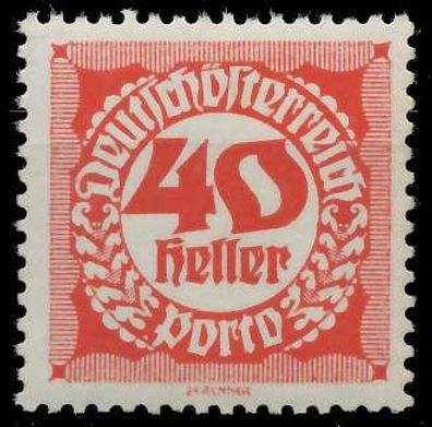 Österreich Portomarken 1920 21 Nr 81x postfrisch X99A07A