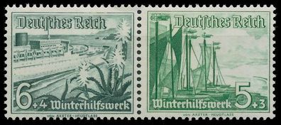 D-REICH Zusammendruck Nr W123 postfrisch WAAGR PAAR X9D5086