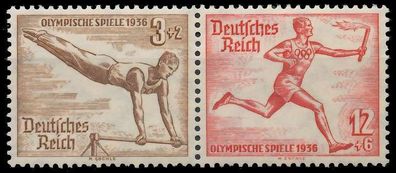 D-REICH Zusammendruck Nr W107 postfrisch WAAGR PAAR X9D50BE
