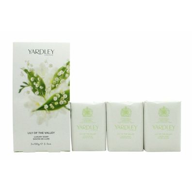 Yardley Lily of the Valley Seife 3 x 100g
