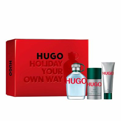 Hugo Man Eau De Toilette Spray 125ml Christmas Set