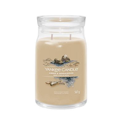 Yankee Candle Amber & Sandelholz Signatur Kerze 567 g