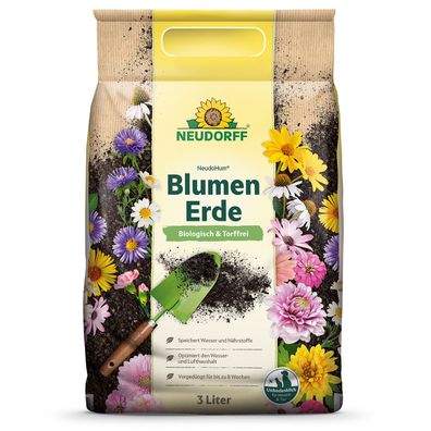 Neudorff NeudoHum® BlumenErde, 3 Liter