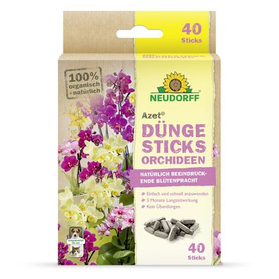 Neudorff Azet® DüngeSticks für Orchideen, 40 Sticks