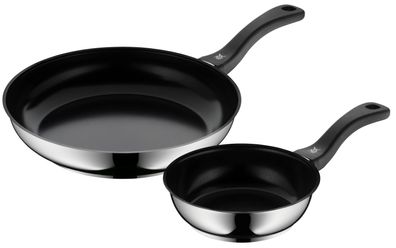 WMF Devil Bratpfannen-Set, 2-teilig, 18 cm + 28 cm 121799
