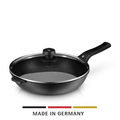 WMF PermaDur Premium Wok mit Glasdeckel, 30 cm 122366