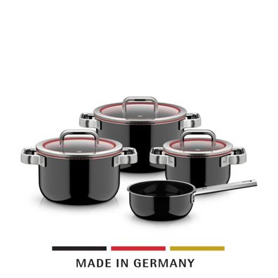 WMF Fusiontec Function Pro, Topf-Set, 4-teilig, Black 122532