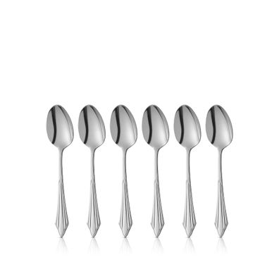 WMF Fächer Espressolöffel-Set, 6 Stück, Cromargan protect® 122182