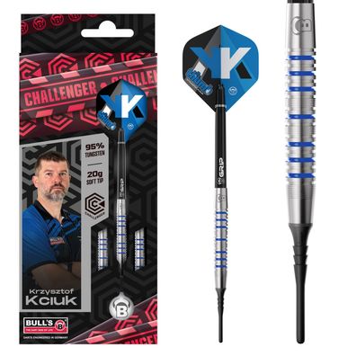 BULL'S Krzysztof Kciuk Challenger Soft Dart / 1 Satz / 20gr