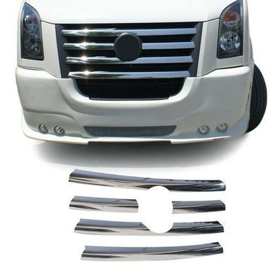 Kühlergrill Leisten Grillleisten für VW Crafter 2006-2012 Edelstahl Silber 5tlg
