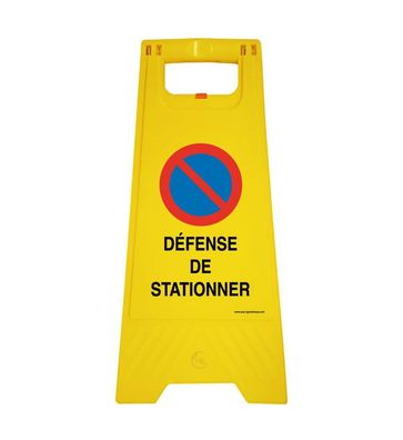 Aua Signaletique Warnaufsteller Klappschild Parken verboten 620x300mm